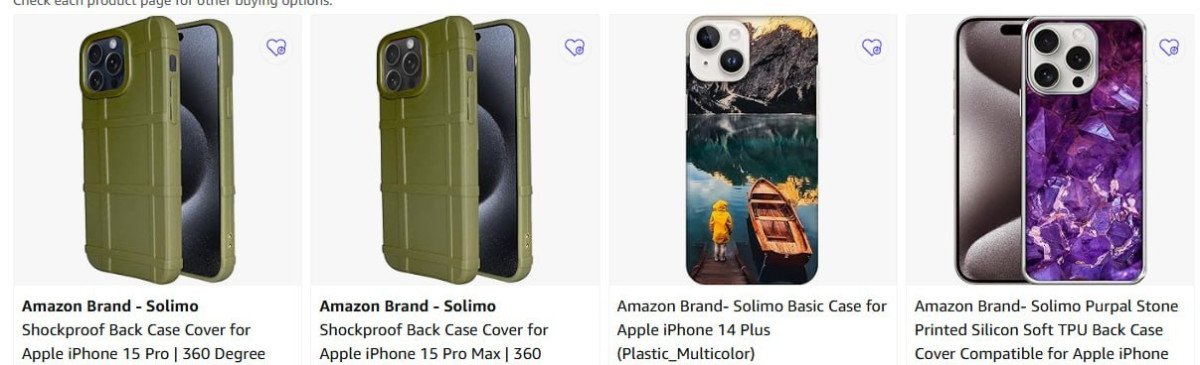Amazon Iphone Back Cover Starts Rs 53