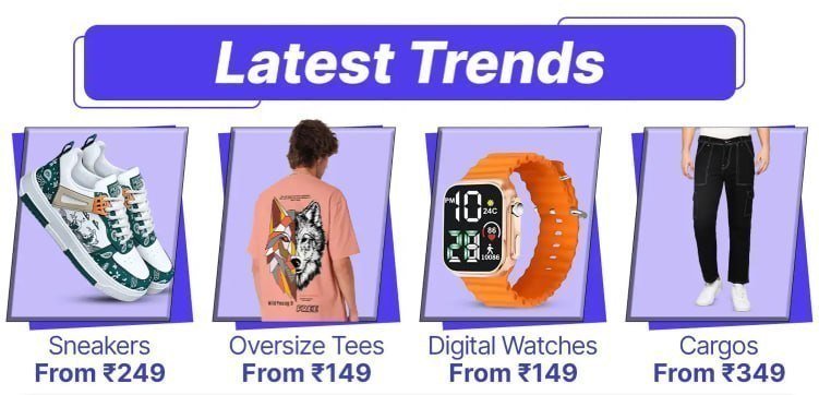 - Latest Trendssneakers From 249 Oversize Tees Fro