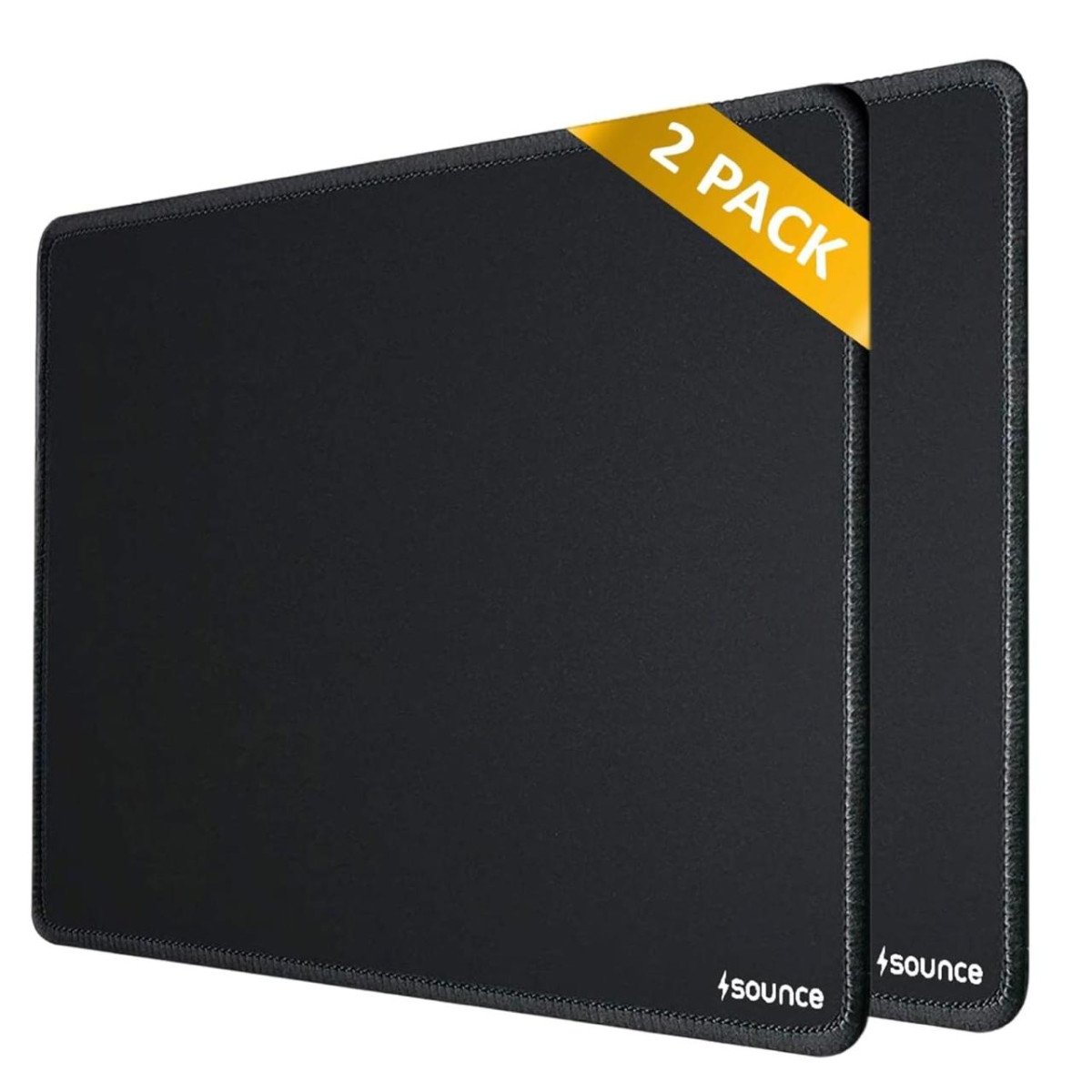 Sounce Pack Of 2 Gaming Mouse Pad With Micro Weave Cloth Surface