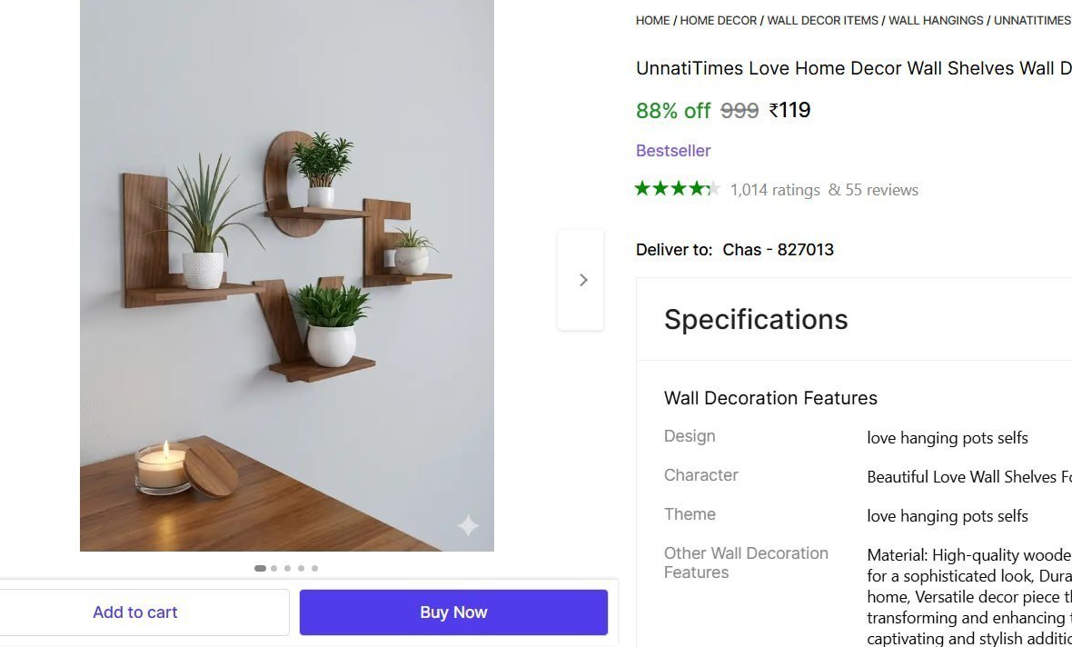 Love Home Decor Wall Shelves 119