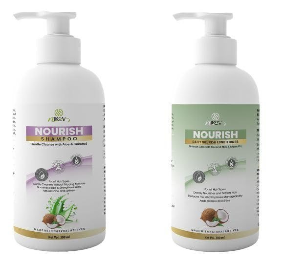 Nikov Nourish Shampoo Conditioner Combo 100 M