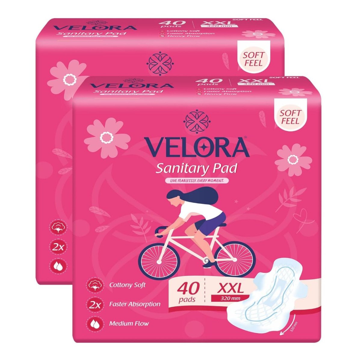 Velora Soft Feel Rash Pack Of 2 Trifold Sanit