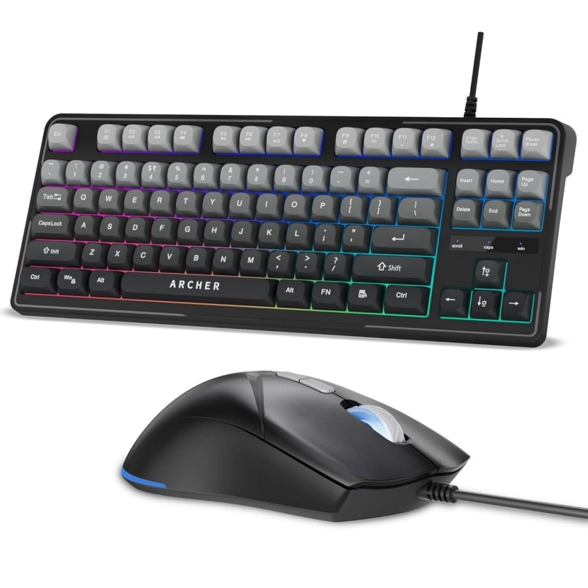 Archer Tech Lab Wired Gaming Keyboard And Mouse Co