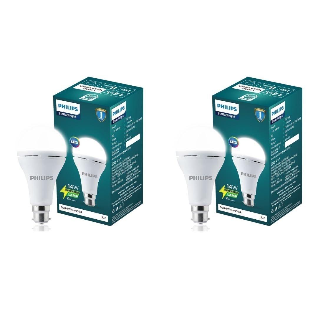Philips 14w Emergency Led Bulb - Pack Of 2
