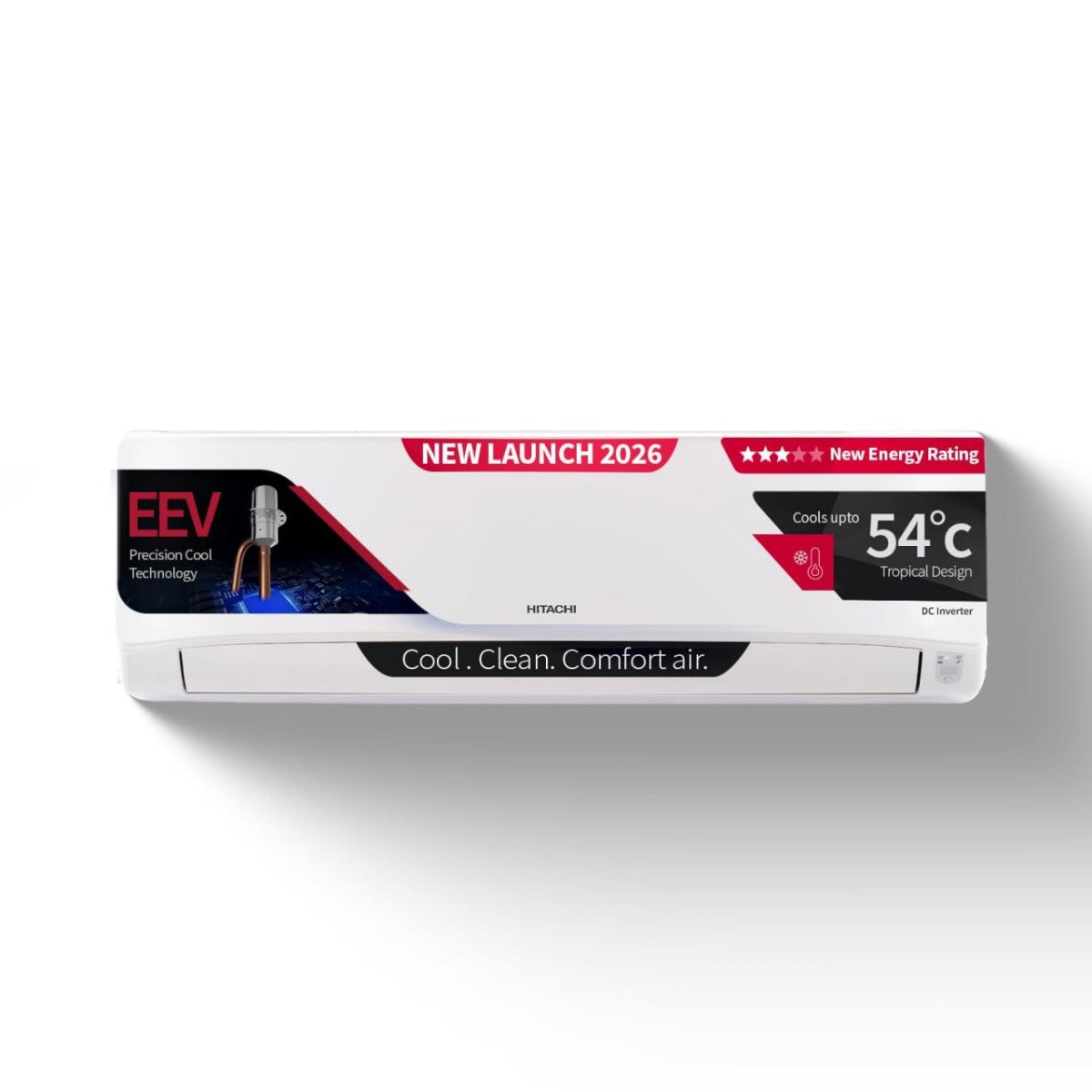 Faast Hitachi 1 Ton 3 Star New Star Rated Inverter