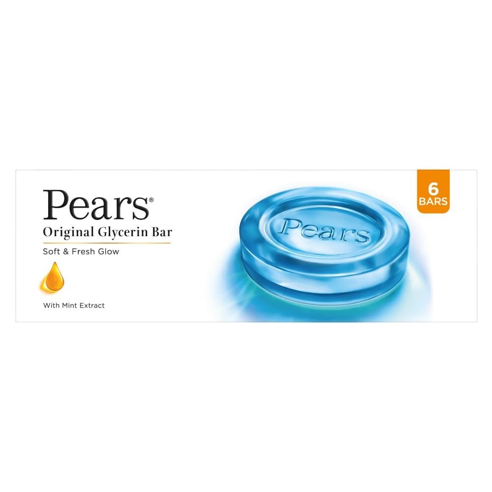 Pears Original Glycerin Soap Bar - Soft Fresh Glow