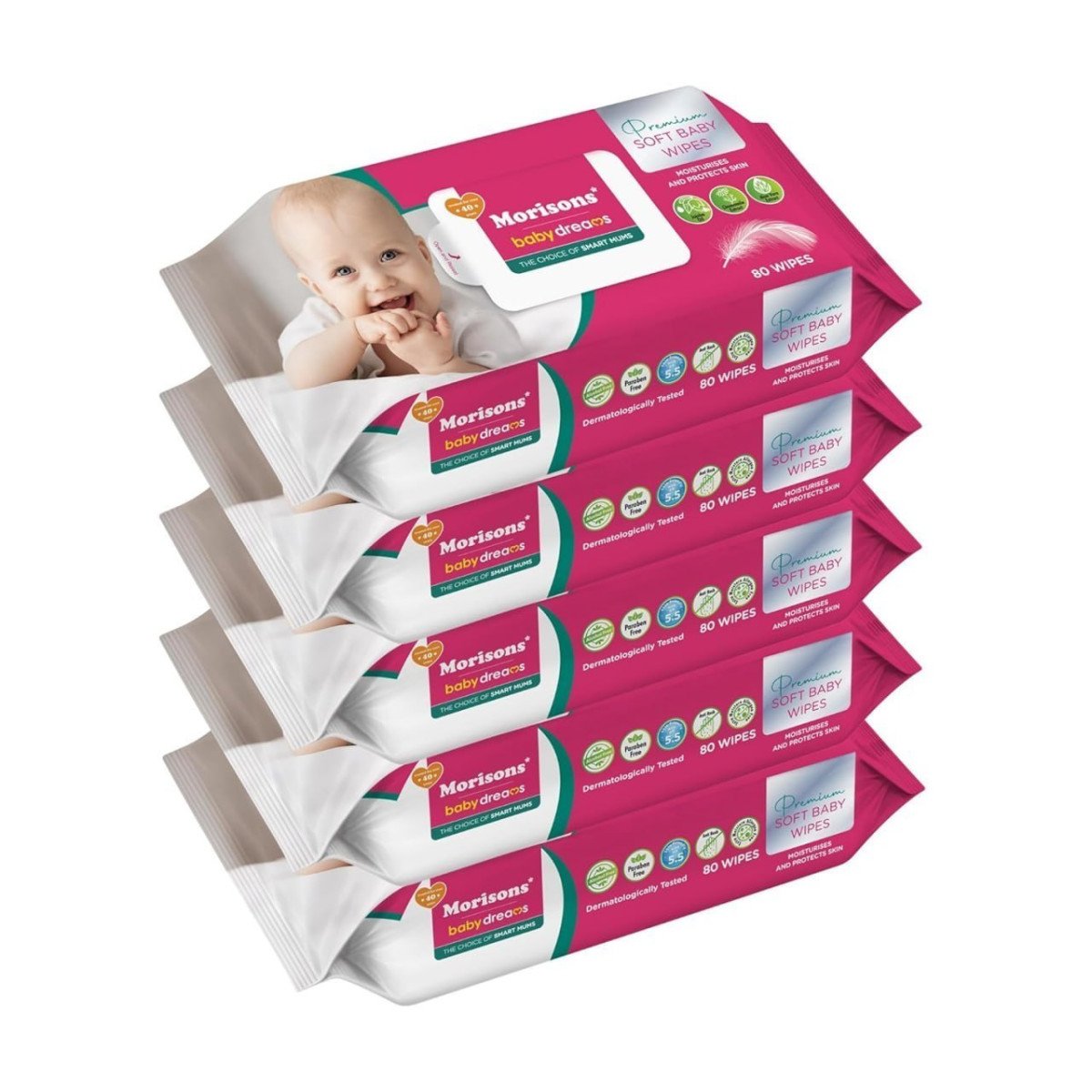 Morisons Baby Dreams Premium Soft Cleansing Baby W