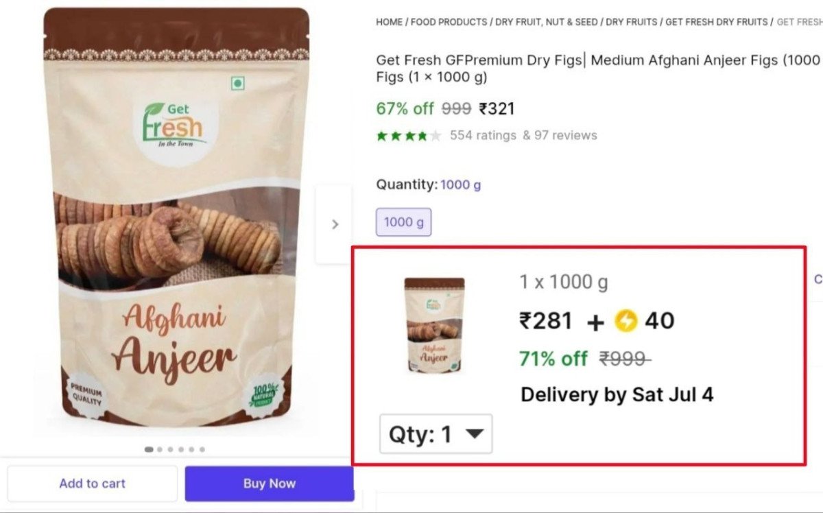 Afghani Anjeer 1kg 281 Use Supercoins