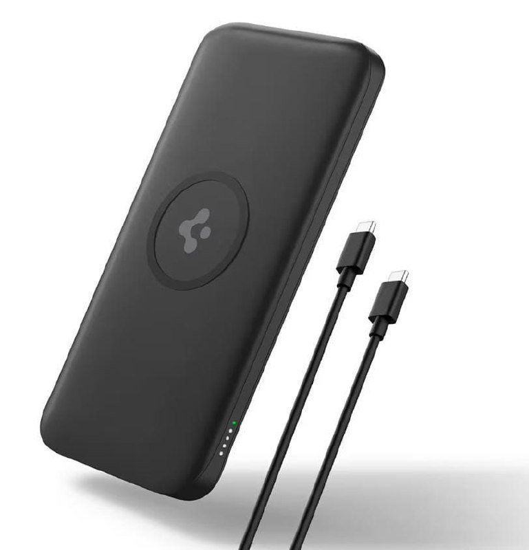 Spigen 2 In1 10000 Mah Wireless Charging Power Ban