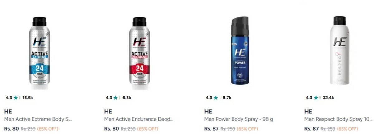 Myntra 70 On Branded Deo Perfumes He Denver