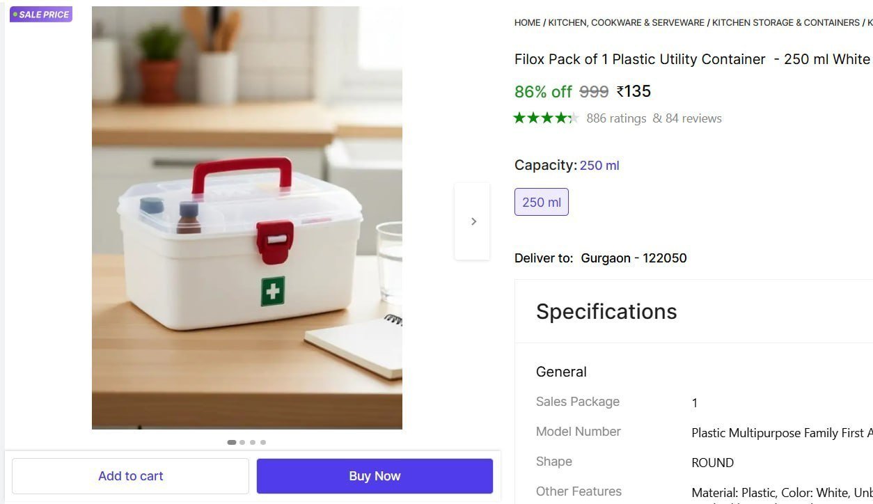 First Aid Box 135