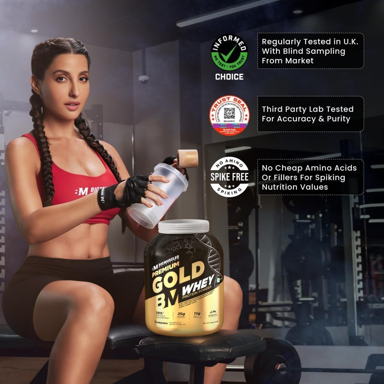 Bigmuscles Nutrition Gold Whey Protein 1 Kg 1799