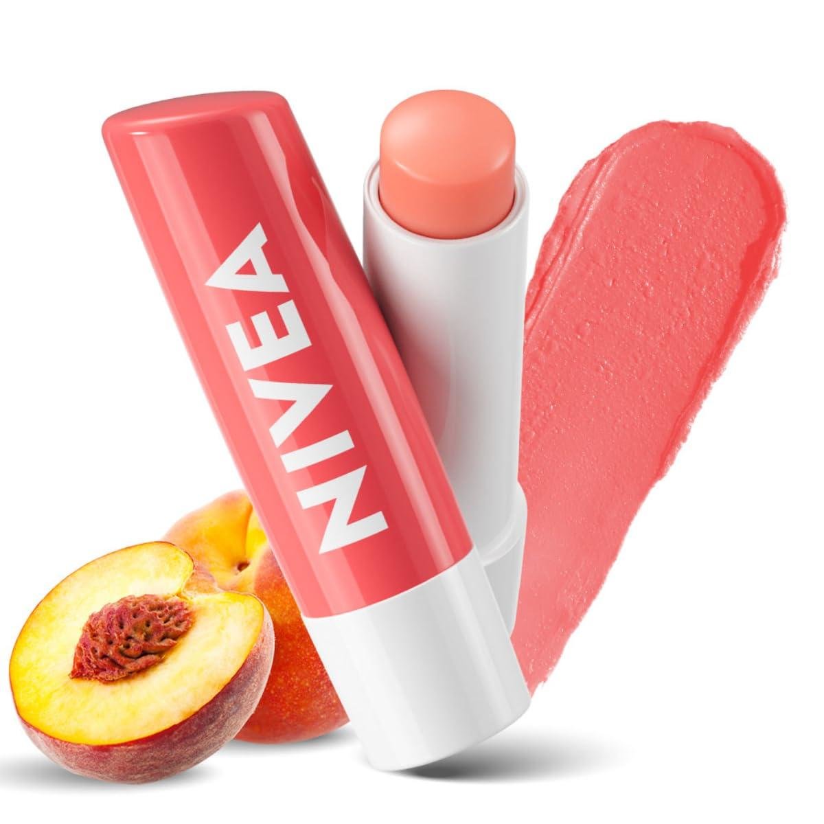 Nivea Lip Balm Fruity Peach Shine 4 8 G (pack Of 1