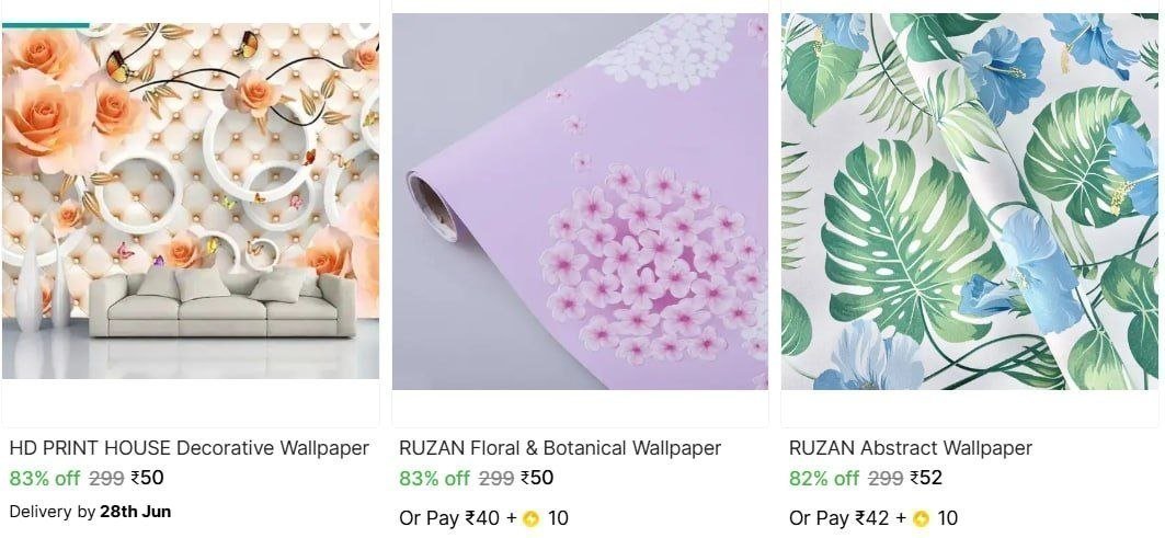 Shopsy Loot 86 On Home Decorswallpapers From 