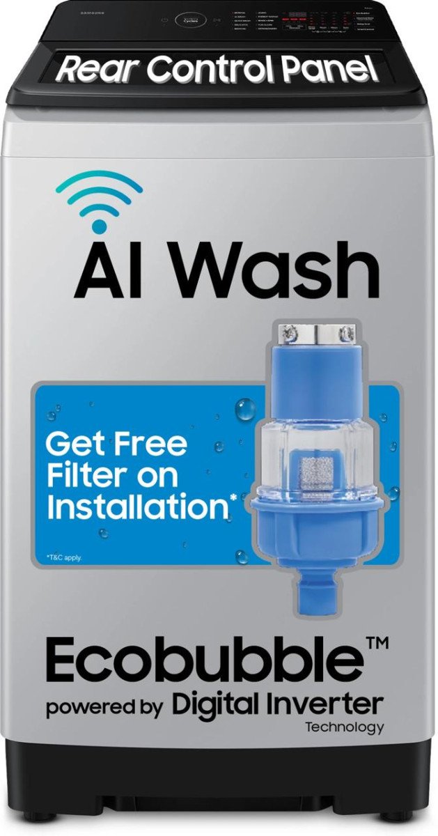 Samsung 10 Kg 5 Star Ai Wash Ai Energy Mode Wi-fi 