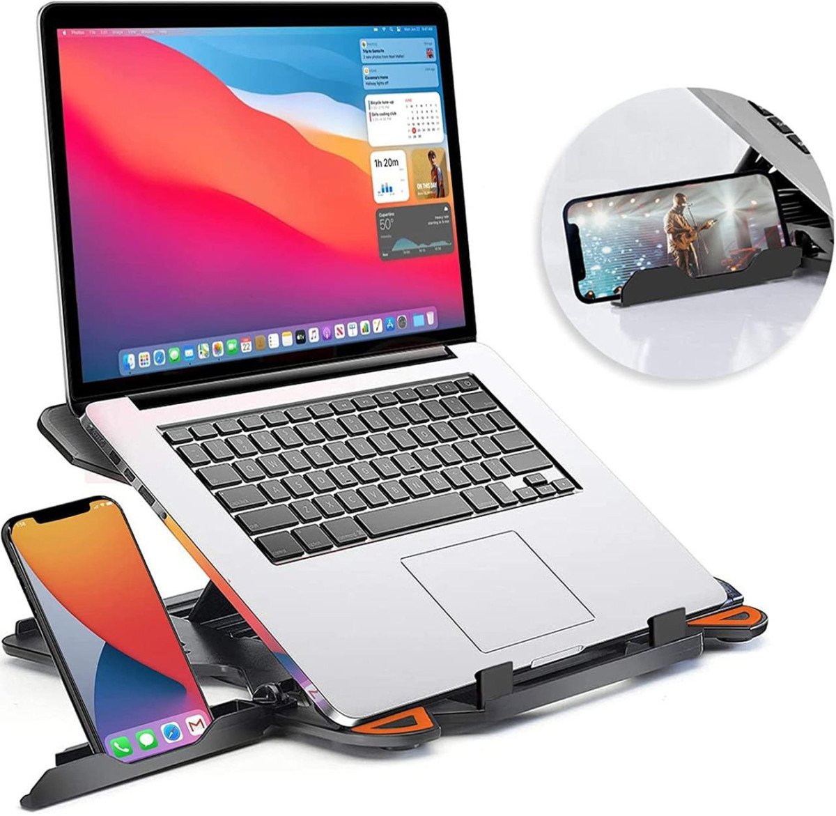 Striff 2-in-1 Laptop And Mobile Stand Ergonom