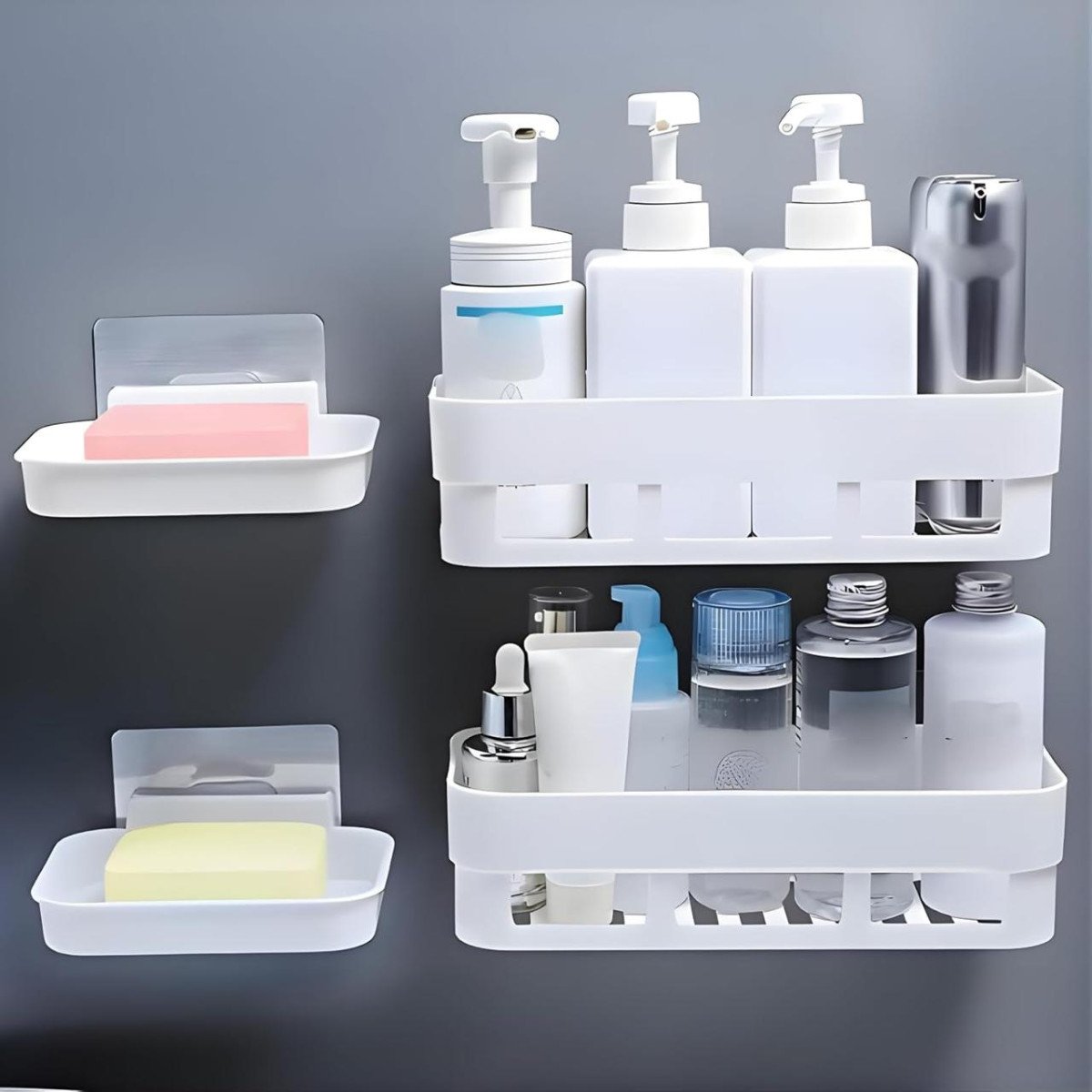 House Of Vipa Bathroom Shelf Without Drill Adhesiv