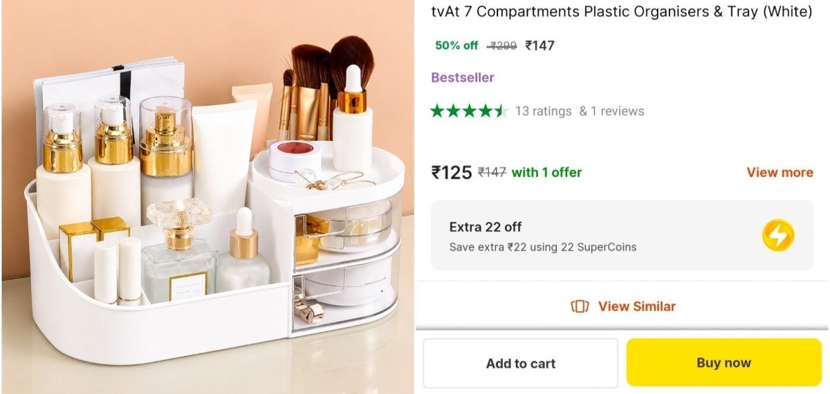 Cosmetic Organizer At 147