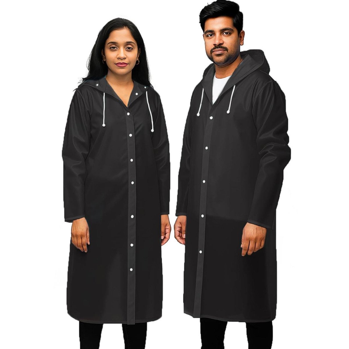 Allextreme Eva Waterproof Unisex Rain Coat Ho