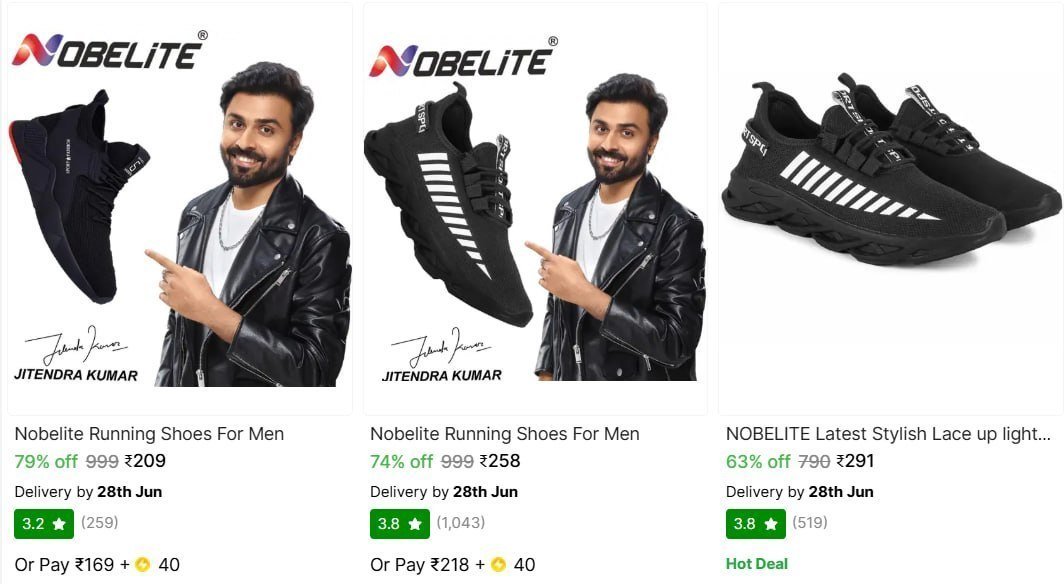 Nobelite Mens Sports Shoes From 209