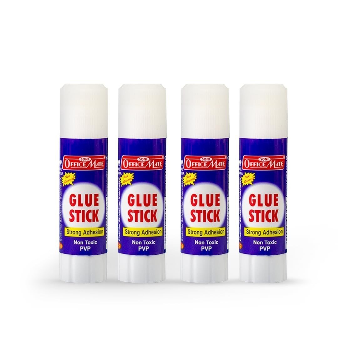 Soni Officemate Glue Stick 8 Gm Pack Of 4-2se