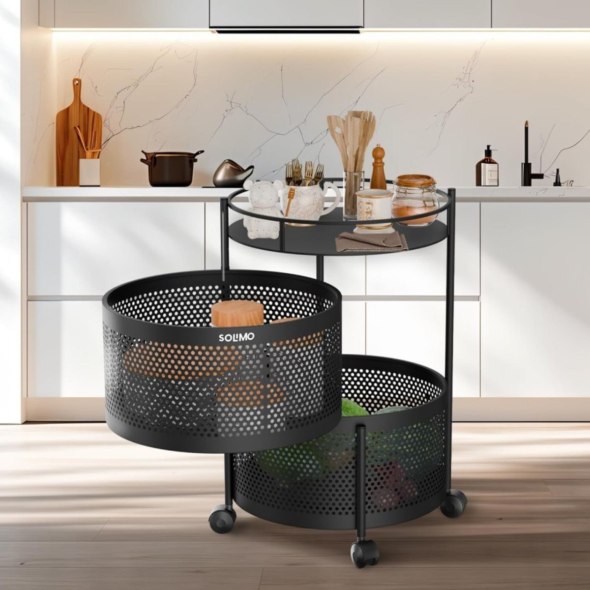 Amazon Brand - Solimo 360 Revolving Preassemb