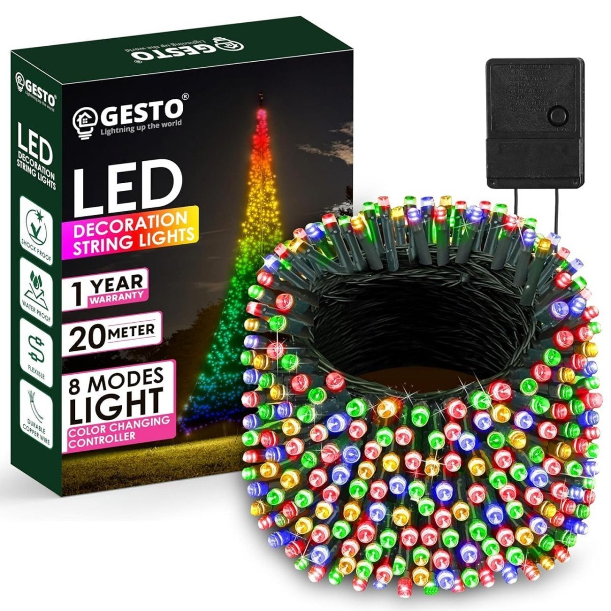 Gesto Multicolor Led Serial String Lights 249