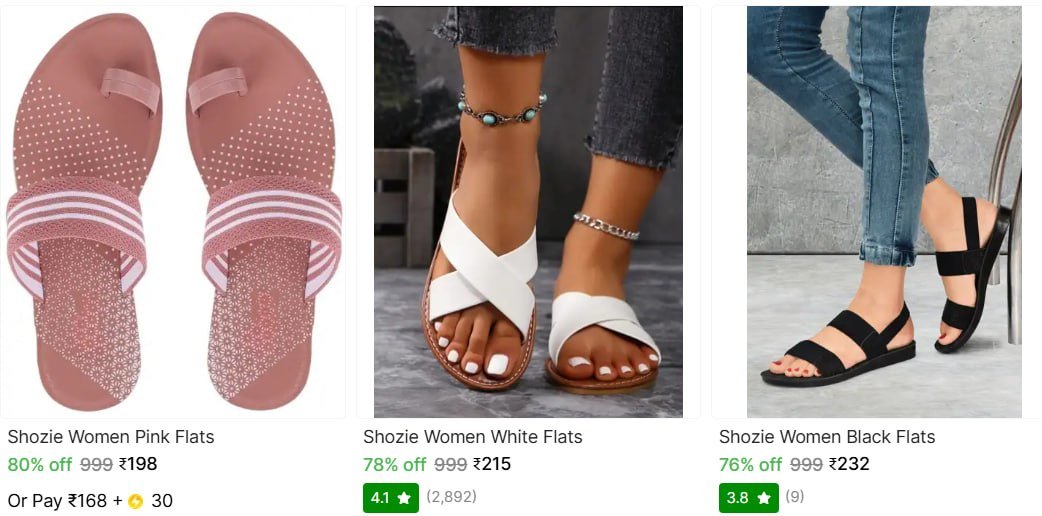 Women S Flats From 198