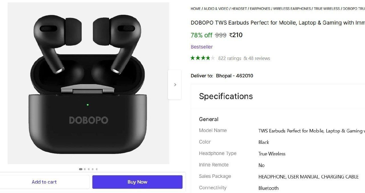 Loot Tws Earbuds 210extra Discount Using Supercoin