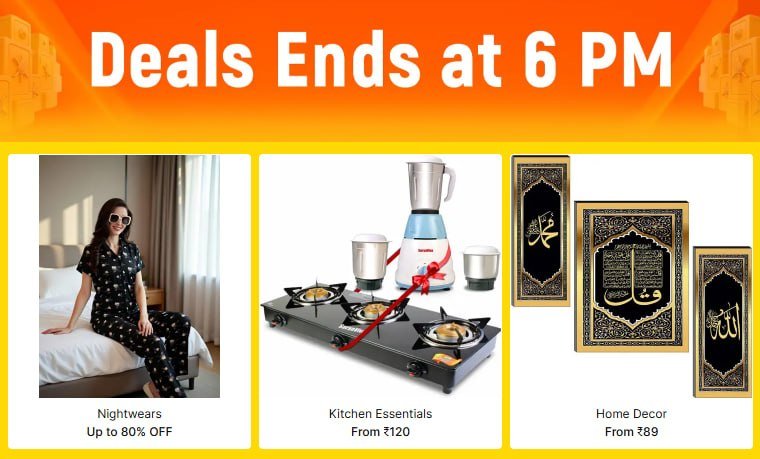 Deals Ends At 6 Pmnightwears Up To 80 Kitchen Esse