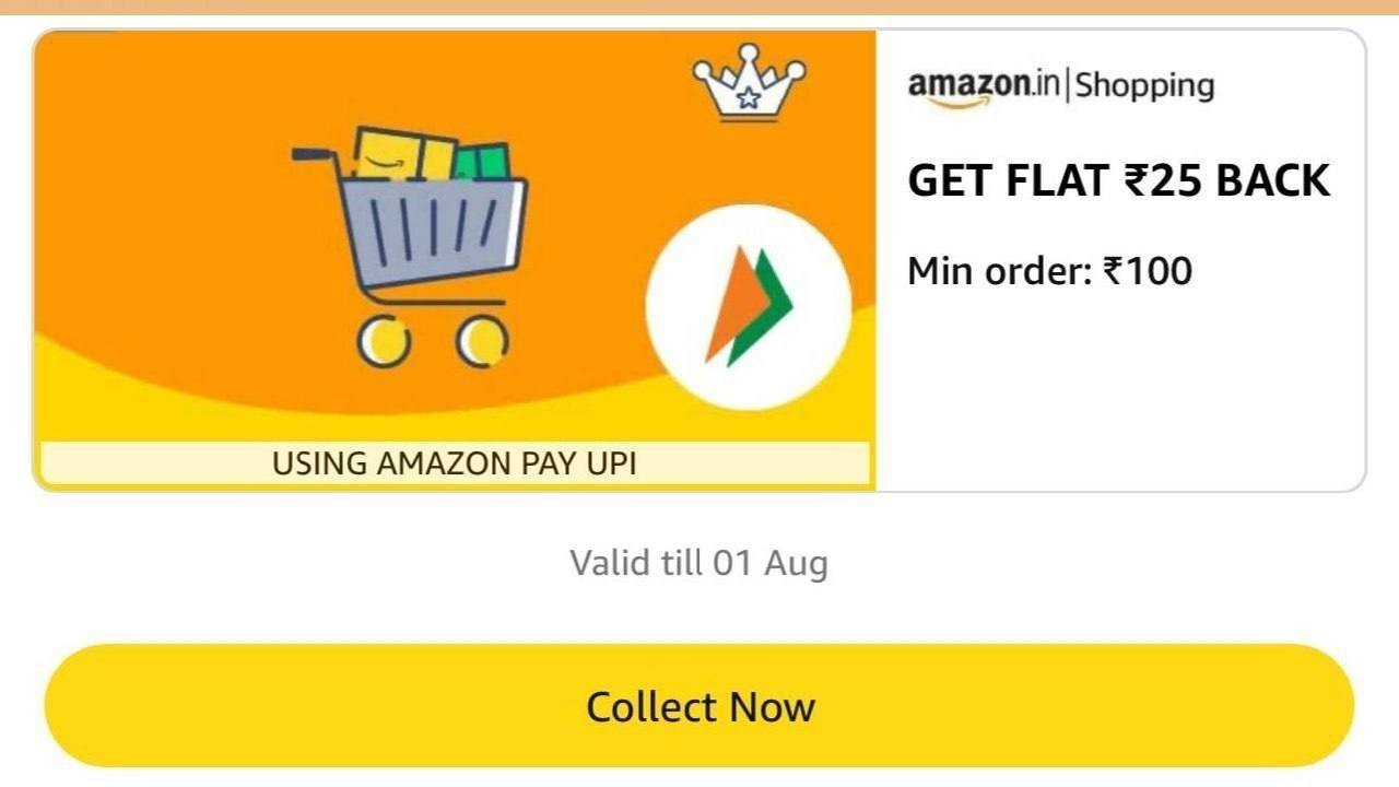 25 On Min 100 Shoppingcollect Pay Using Amazo