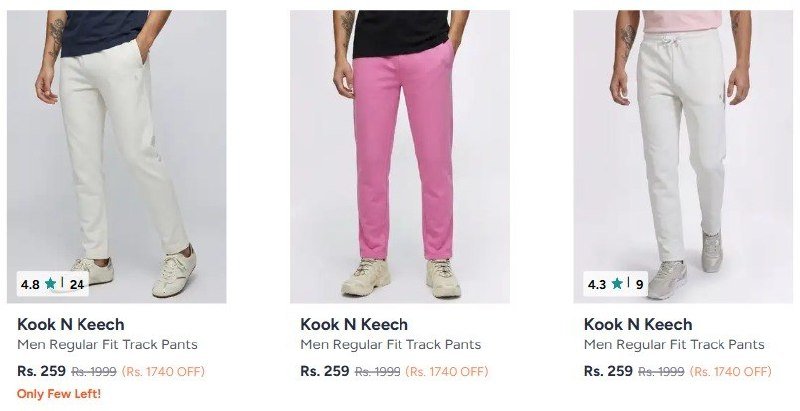 Myntra 80 On Kook N Keech Men S Trackpants