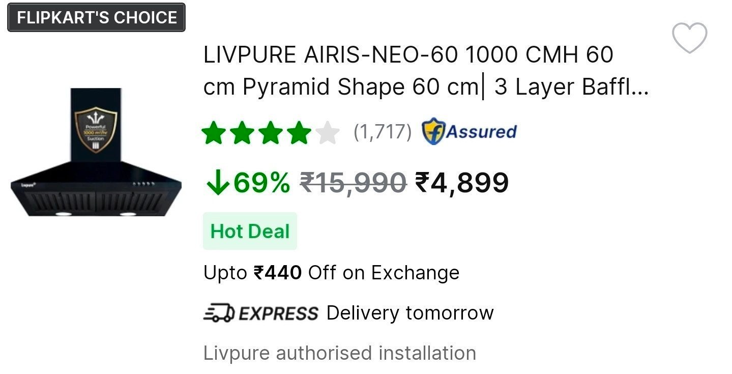 Livepure Chimney From 4899
