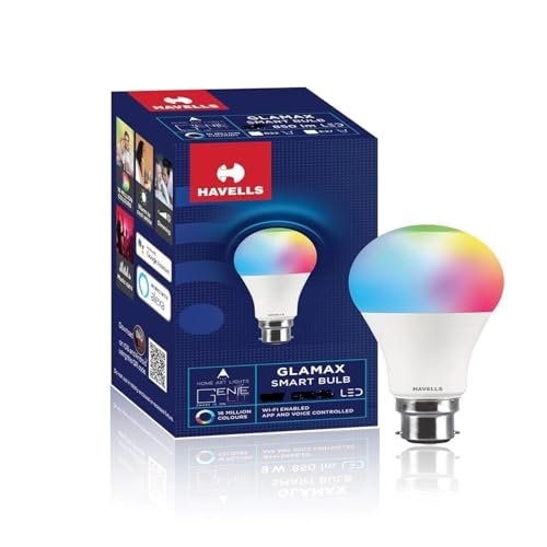 Havells Glamax 12w B22 Wifi Led Smart Bulb With Mu