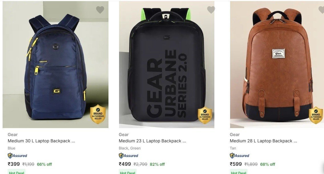 82 On Branded Backpacks Skybags Safari Wildcraft G