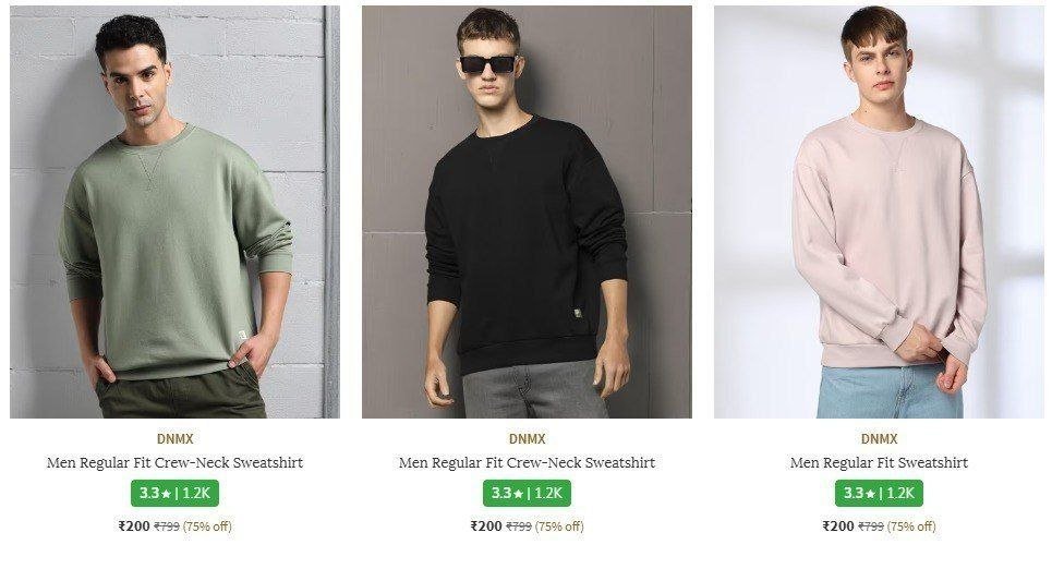 Ajio Dnmx Clothing Starts Rs 101 Bank Offers Mens 