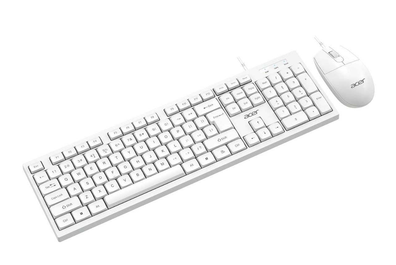 Acer Officemate Wired Keyboard Mouse Combo 104 Key