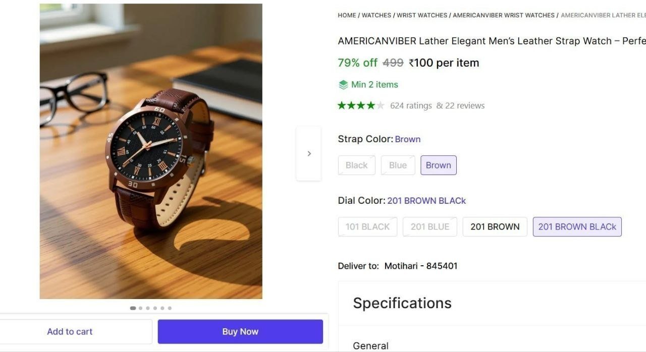 Analog Watch - For Men 100