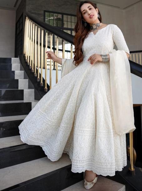 Royal Export Ethnic Motifs Embroidered Cotton Fit 