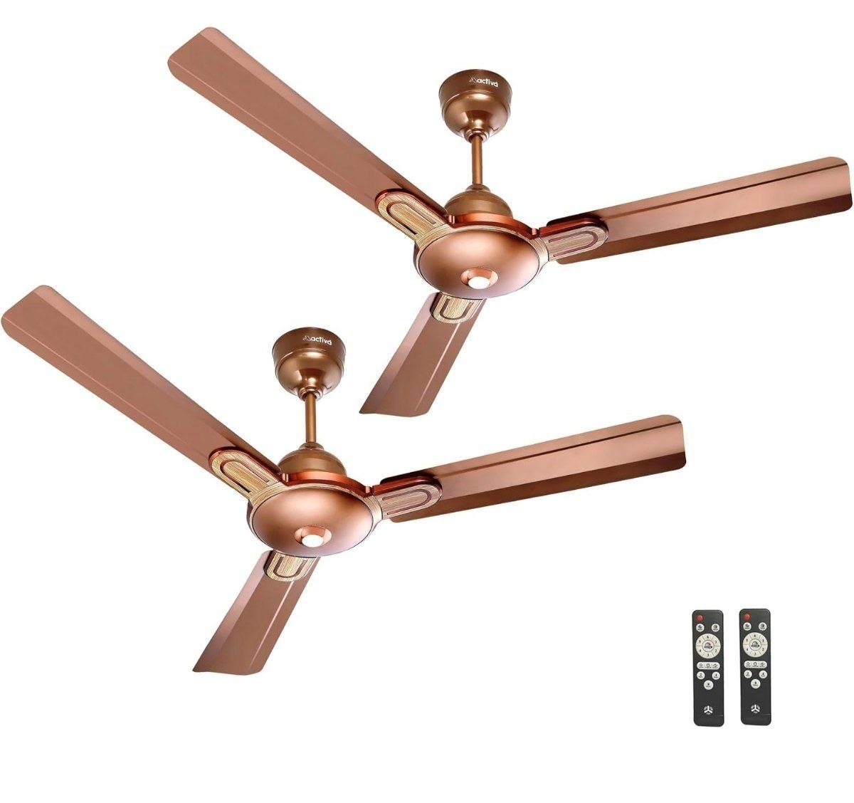 Pack Of 2 Activa Energia 1200mm Bldc Ceiling Fan 4