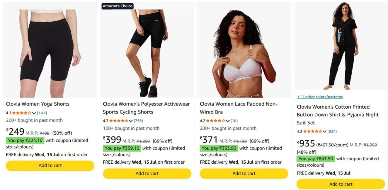 74 On Clovia Womens Clothing 10