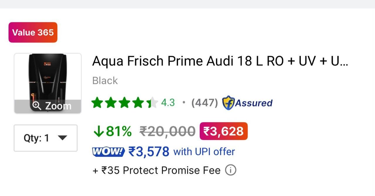 Loot Water Purifier3628
